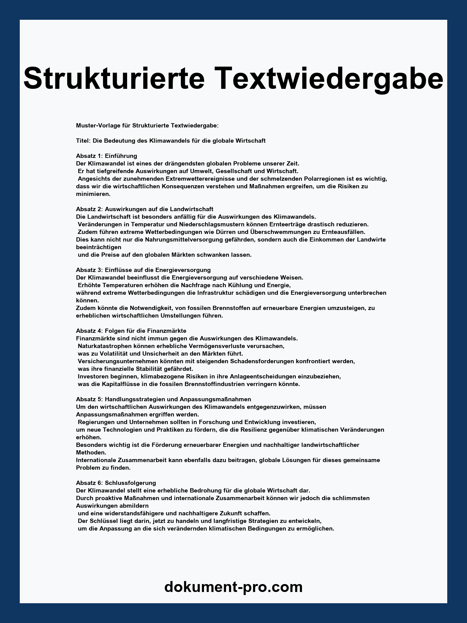 Strukturierte Textwiedergabe